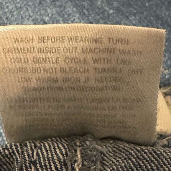 Love Indigo Jean Women's Size 6 Cuffed Capri Stretch Denim Bling Embroidery Pock - Picture 12 of 16